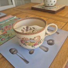 Victorian moustache cup