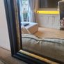 Large Charcoal Black Wall Mirror Image 4