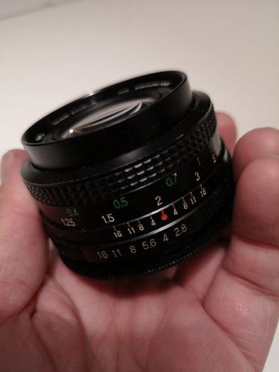 Pentacon Auto 50 mm f/1.8 lens