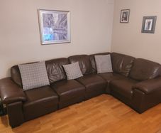 full Leather corner Suite