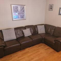 full Leather corner Suite