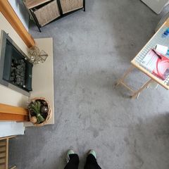 Luxury light grey carpet