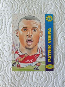 Patrick Vieira Arsenal Football Trading Card 1998 to 1999