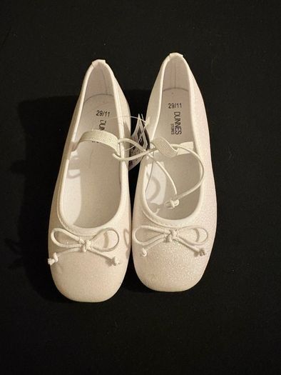 girls white sparkle shoes