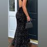 Black Sequins Dani's Closet Debs Dress Image 5