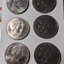 UK Crowns from mint roll. Image 2