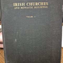Vintage Irish Churches and Monastic Buildings Volume I Brown Jacket Bookshop 1955
