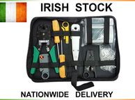 main image for ad RJ11 RJ45 Lan Crimper Network Ethernet Hand Tools Kit Cable Tester Crimp