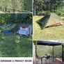 Camo Netting Camouflage Net Bulk Roll Army Camouflage Netting Lightweight Camo Net for Christmas Decorations, Hunting, Camping, Shooting, Car Cover, Sunshade, Party Backdrop Image 3