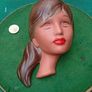 Vintage Ceramic Wall Mask Image 2