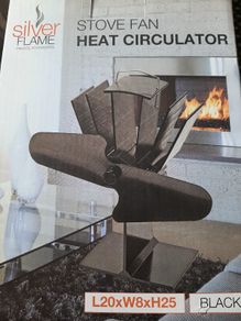 New stove fan heat circulator unopened