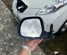 2015 Nissan Leaf Door Wing Mirror Passenger Side White
