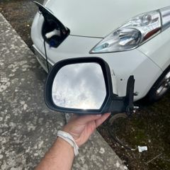 2015 Nissan Leaf Door Wing Mirror Passenger Side White