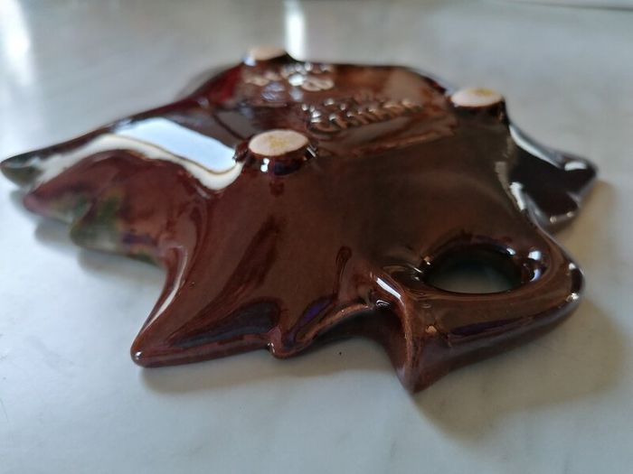 Beauceware Pottery Mapple Leaf Ceramic Dish