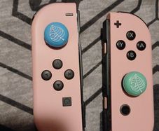 pastel pink joycons