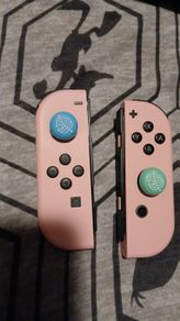 pastel pink joycons switch