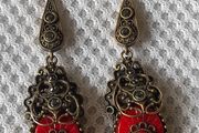 Vintage Newbridge silverware earrings