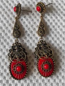 Vintage Newbridge silverware earrings