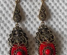 Vintage Newbridge silverware earrings