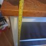 IKEA STENSTORP Kitchen Island  Solid Oak Top & Stainless Steel Shelves Image 5