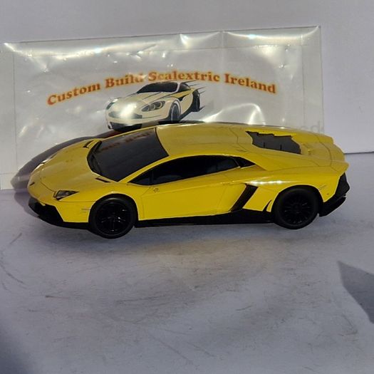 Scalextric Lamborghini Aventador Slot Car. ( street supercar )