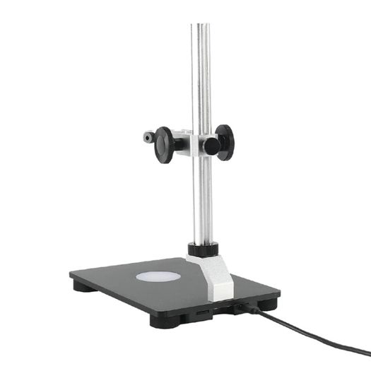42mm Universal Large Metal Bracket Multifunctional Desktop Thickened Support Lifting Holder With Leds Light For Industrial Microscope