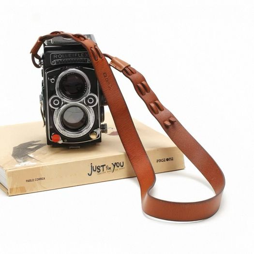 Camin Rolleiflex leather strap