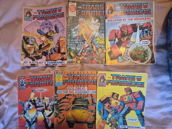Vintage Marvel UK Transformers Comics 1980s  115 plus Issues  Annuals and Specials  Job Lot