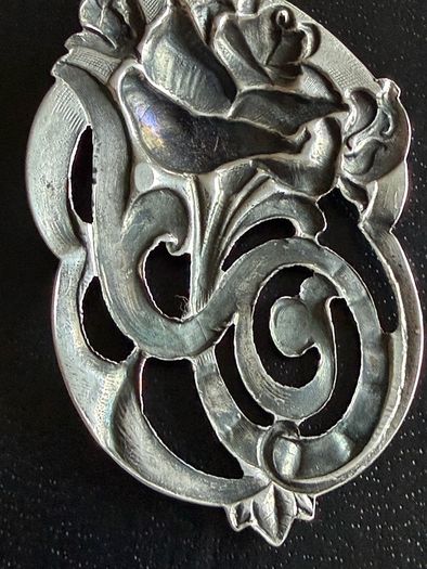 silver necklace