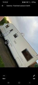Fixed bed caravan