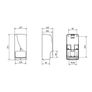 Soap dispenser with a capacity of 0.85 L made of high-gloss steel Image 2