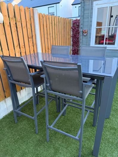 Garden Furniture - High Table & Chairs