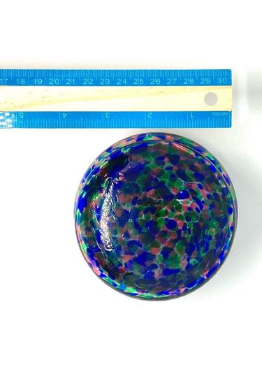 Art Glass Trinket Jewellery Jar