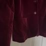 Wine velvet Jacket Image 2