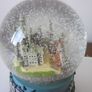 Vintage Musicial Snow Globe Bavarian Castles with Music  Edelweiss Image 8