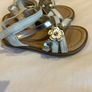 Girls sandals size 7 white Bluezoo Image 3