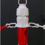 Bollards / Chain Posts / Red/white Set Of 11 Pcs Image 3