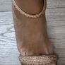 QUEEN VIVI Rose Gold Bling Strap High Heels Sz 41 (Fit 7-7.5UK) Image 5