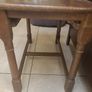 Solid Oak Coffee Table and Side Table Image 6