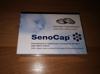 SenoCap silver nipple cups - like new