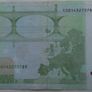 European Union 100 Euro Prefix T (ireland) 2002 Banknote Image 3