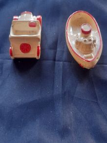 2 Beautiful Vintage Castlerock Car and Boat Ornaments, Postage Available, Castlerock is a seaside village Londonderry Northern Ireland,