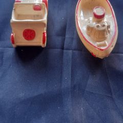 2 Beautiful Vintage Castlerock Car and Boat Ornaments, Postage Available, Castlerock is a seaside village Londonderry Northern Ireland,