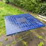 Blue Tiled Outdoor Table Image 2