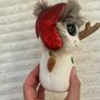 Ty Beanie Boo Buttons the Snowman approx. 6" Plush Dirty Please see photos Image 8