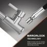 NEW SALE | Kitchen Sink Mixer Tap Bendable Silicon Hose 1 Hole Single Lever Faucet Mixers Taps with Flexible Hose Pull Down Dual Spray Mode 360 Swivel Matte Black Chrome Image 4