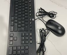 New - HP Keyboard and Mouse - Wired