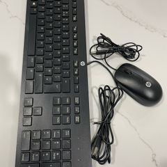 New - HP Keyboard and Mouse - Wired