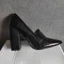 Black Shiny leather Court shoes size 40 Image 5