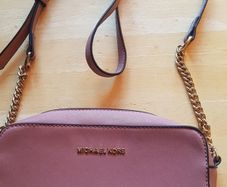 Michael Kors Jet Set Saffiano Leather Crossbody Handbag
